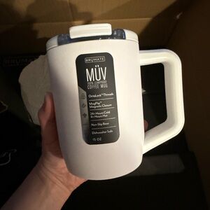 BrüMate White Muv Coffee Mug